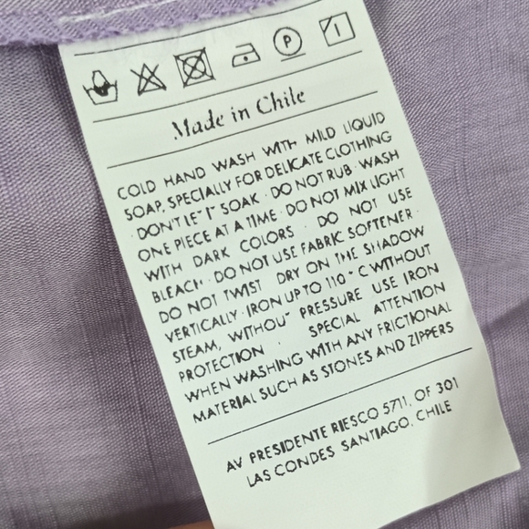 NWT Lorraine Holmes Cropped Top/Jacket in Lilac $319 Small 💜 - Picture 7 of 7